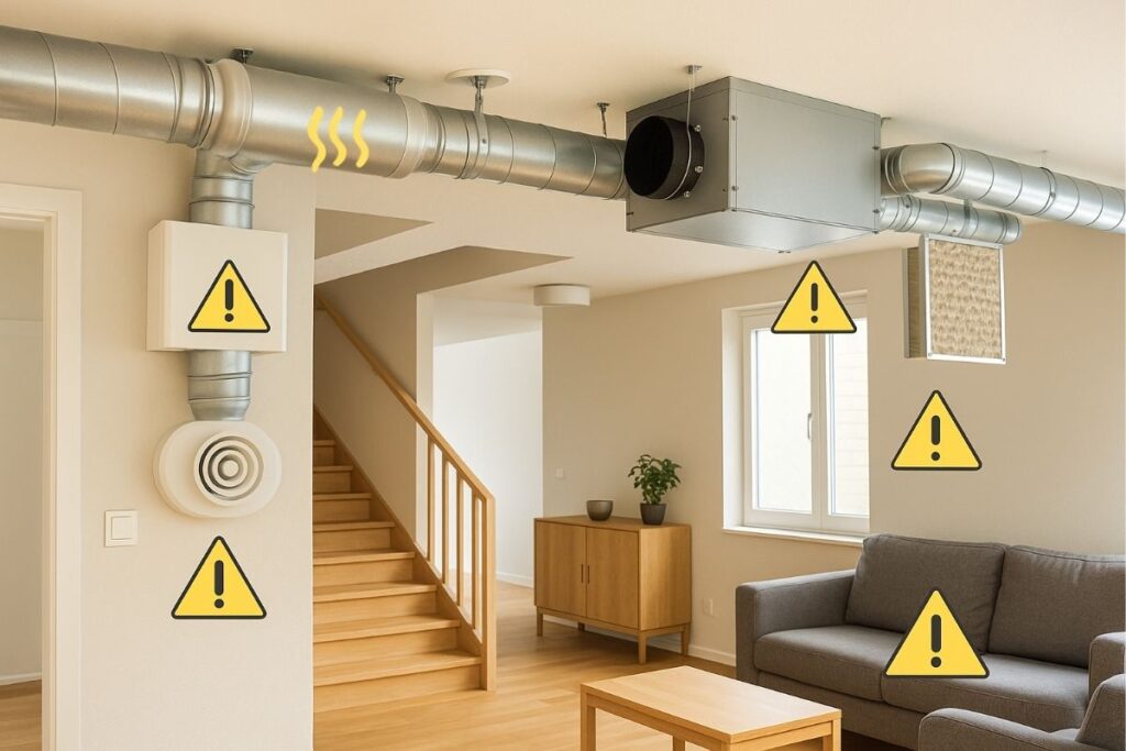 balansert ventilasjon ulemper